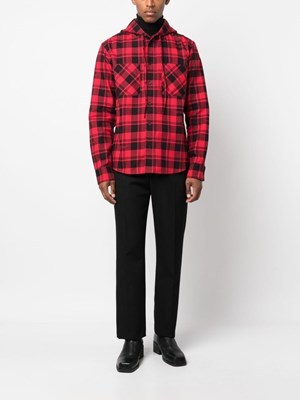 OFF-WHITE Shirt jacket with check pattern