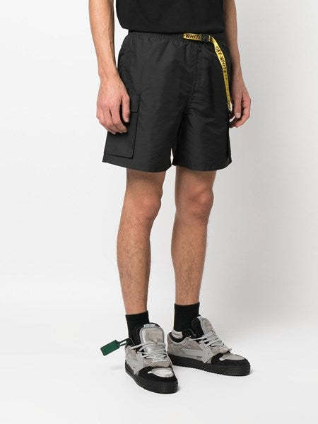 Off-white Black swimsuit with belt