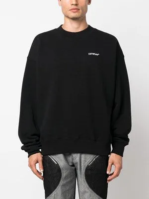 OFF-WHITE Black  Lunar Arrow  sweatshirt