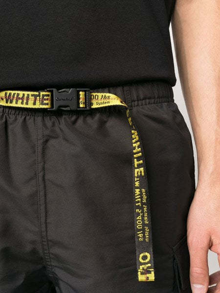 Off-white Black swimsuit with belt