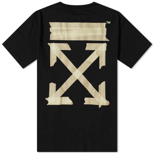 Off-White Tape Arrows Tee Black & Beige