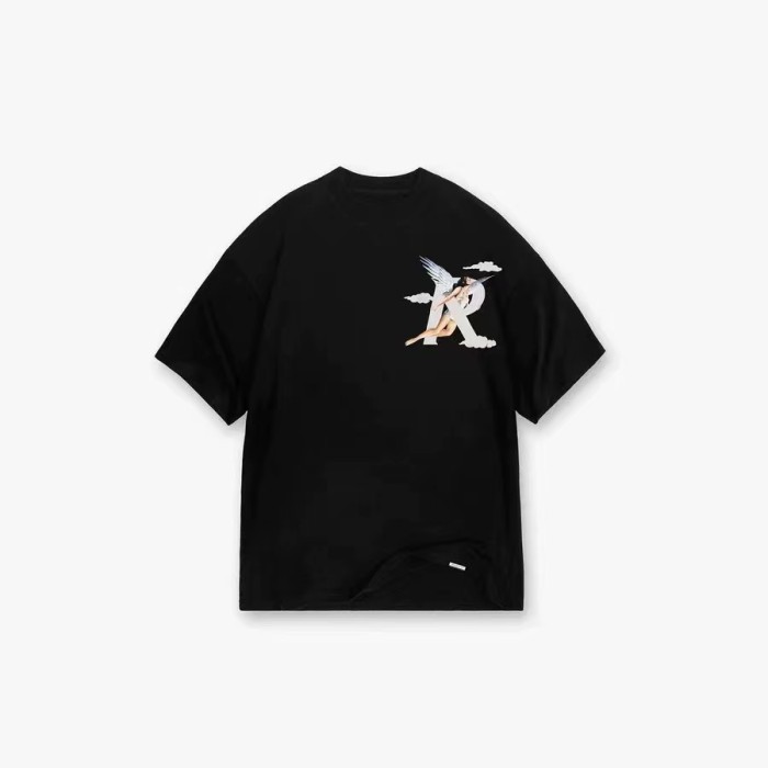 REPRESENT  ANGEL PRINT TEE BLACK