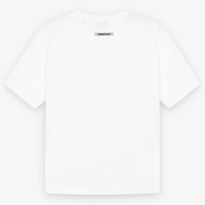 FOG Fear of God 20 Reproduced Short -sleeved Essentials Loose Round Neck T -shirt white