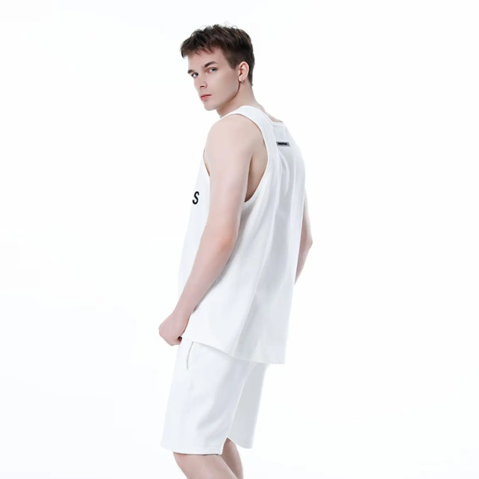 FOG FEAR OF GOD vest ESSENTIALS casual loose bottoming shirt white