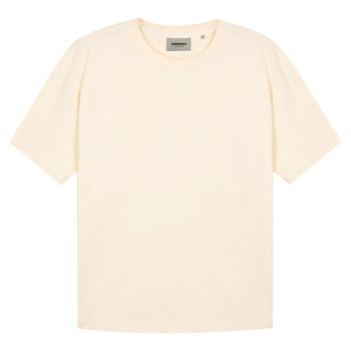 FOG Fear of God 21 Reproduced short -sleeved Essentials Summer casual T -shirt Beige