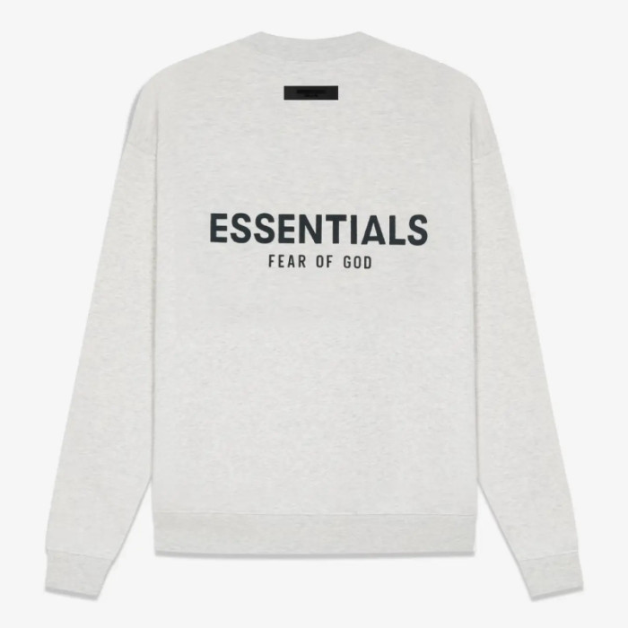 FOG FEAR OF GOD ESSENTIALS double-row flocked crew neck sweatshirt