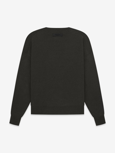 FOG FEAR OF GOD ESSENTIALS 23 Multi-stitch henley neck sweater