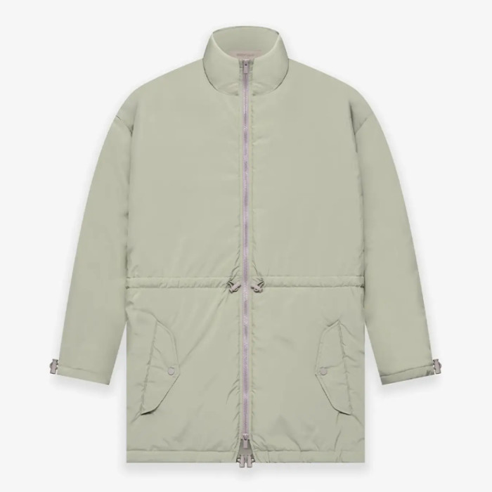 FOG FEAR OF GOD ESSENTIALS casual jacket 22 multi-line mid-length waisted cotton jacket