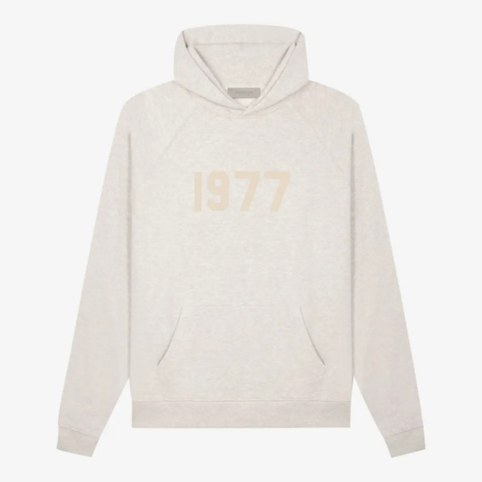 FOG FEAR OF GOD 22 double line 1977 flocked hoodie ESSENTIALS hooded sweatshirt
