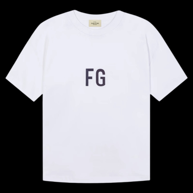 FOG FEAR OF GOD white loose T-shirt