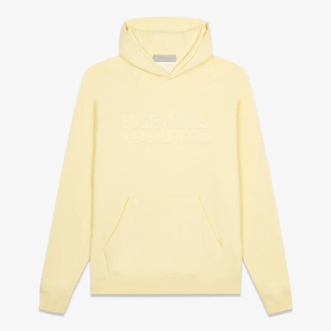 FOG FEAR OF GOD ESSENTIALS double line sweatshirt 22 chest flocking hoodie