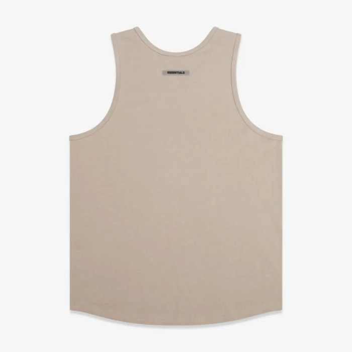 FOG FEAR OF GOD vest ESSENTIALS casual loose bottoming shirt Khaki