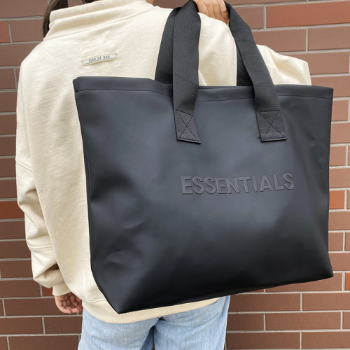 FEAR OF GOD ESSENTIALS Silicone leather tote bag