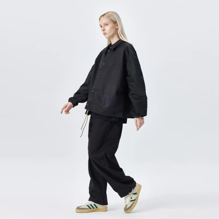 FOG FEAR OF GOD 23 double line semi-arc coach jacket ESSENTIALS retro jacket