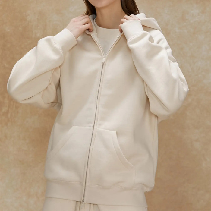 FOG FEAR OF GOD 22 double-line cardigan jacket ESSENTIALS casual loose hooded sweatshirt