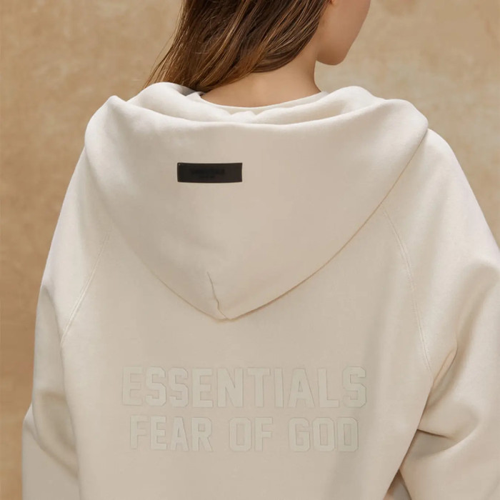 FOG FEAR OF GOD 22 double-line cardigan jacket ESSENTIALS casual loose hooded sweatshirt