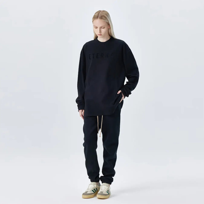 FOG FEAR OF GOD Season 8 Main Line Eternal Long Sleeve Black