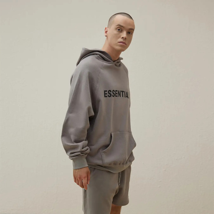 FOG FEAR OF GOD ESSENTIALS letter casual sweatshirt 20 multi-line loose hoodie