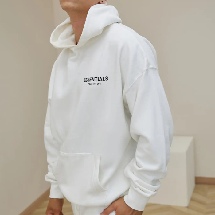 FOG FEAR OF GOD double line floral hoodie ESSENTIALS casual loose retro sweatshirt