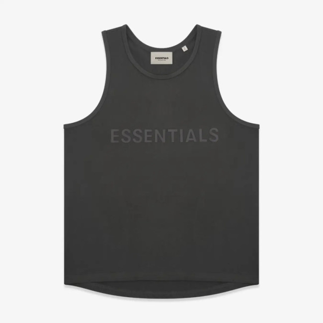 FOG FEAR OF GOD vest ESSENTIALS casual loose bottoming shirt black