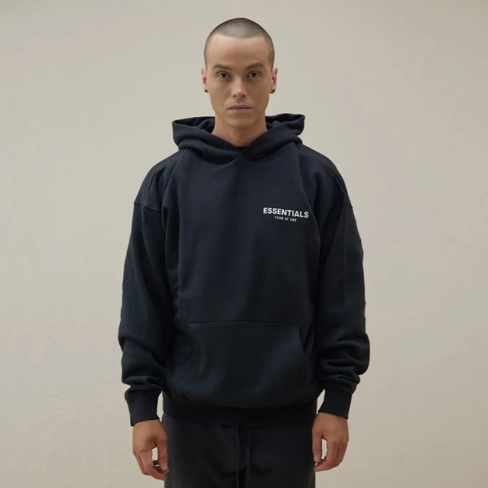 FOG FEAR OF GOD double line floral hoodie ESSENTIALS casual loose retro sweatshirt