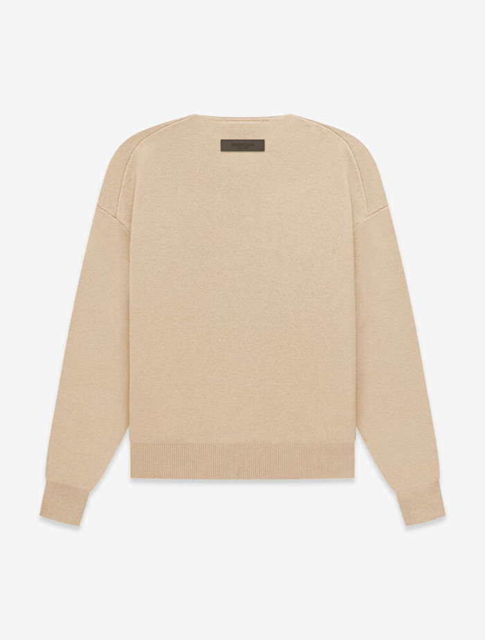 FOG FEAR OF GOD ESSENTIALS 23 Multi-stitch henley neck sweater