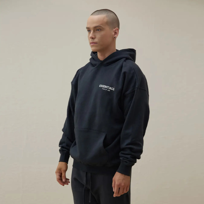 FOG FEAR OF GOD double line floral hoodie ESSENTIALS casual loose retro sweatshirt