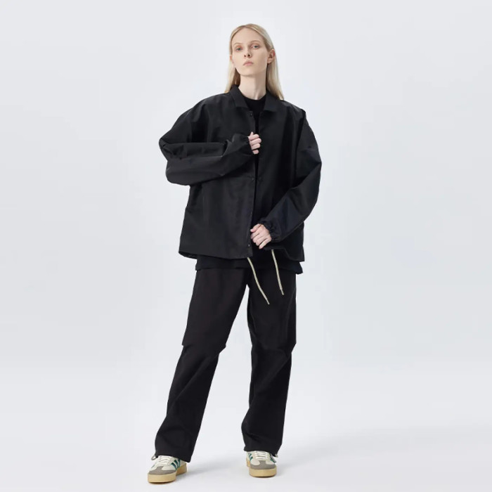 FOG FEAR OF GOD 23 double line semi-arc coach jacket ESSENTIALS retro jacket