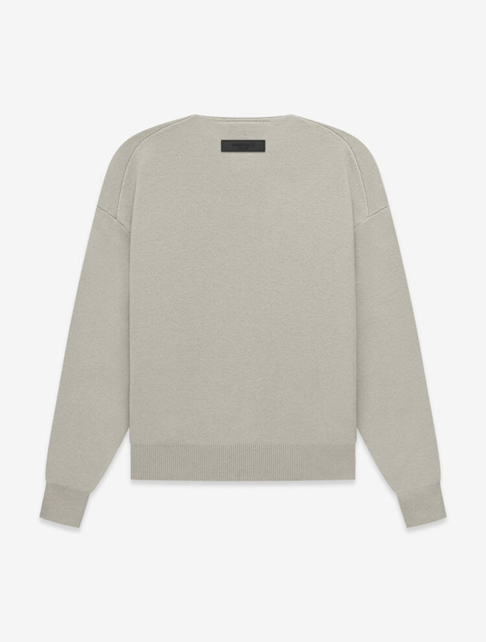 FOG FEAR OF GOD ESSENTIALS 23 Multi-stitch henley neck sweater