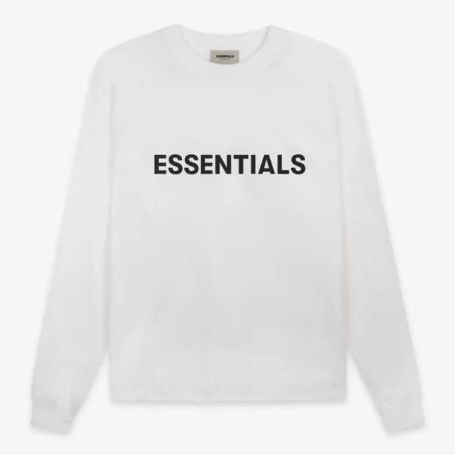 FOG FEAR OF GOD ESSENTIALS Casual Bottoming Multi-line Long Sleeve white