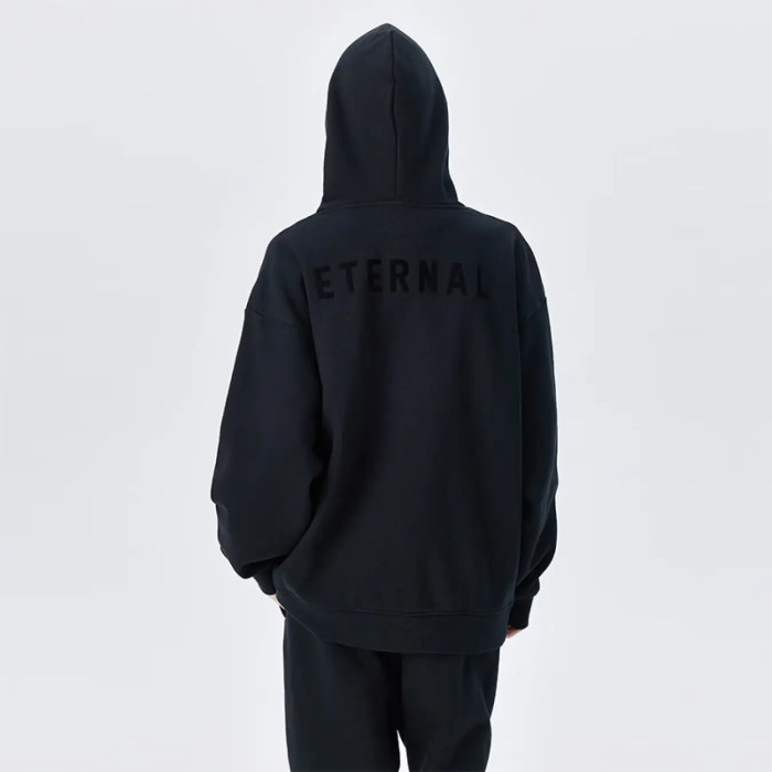 FOG FEAR OF GOD Season 8 Main Line Eternal Hoodie Loose Sweatshirt Black