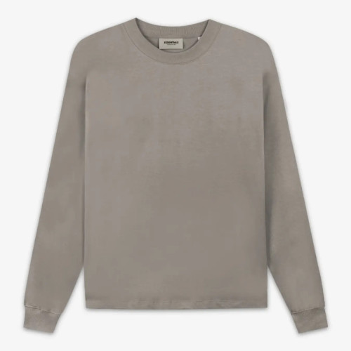 FOG FEAR OF GOD 21 ESSENTIALS Casual Retro Bottoming Shirt Multi-line Long Sleeve moss color