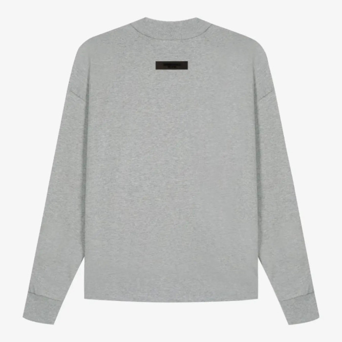 FOG Fear of God 1977 retro leisure bottoming shirt 22 Reunion line long sleeves Dark gray