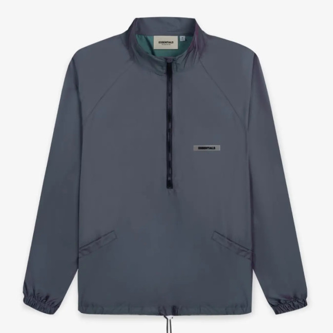 FOG FEAR OF GOD 20 multi-line half zipper jacket ESSENTIALS casual top