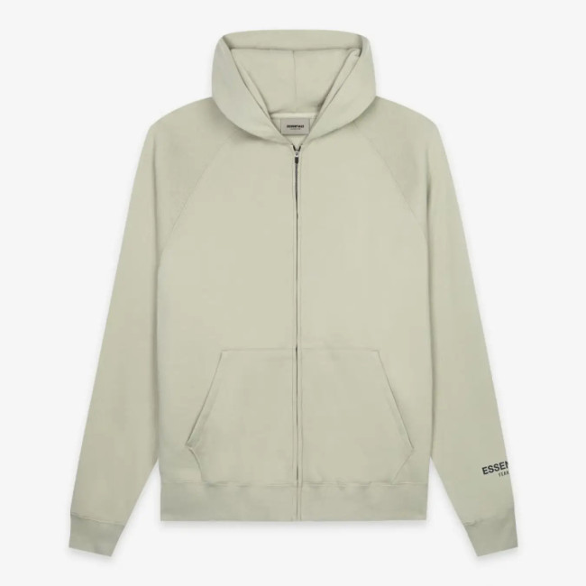 FOG FEAR OF GOD 20 multi-thread zipper cardigan ESSENTIALS letters casual loose sweatshirt