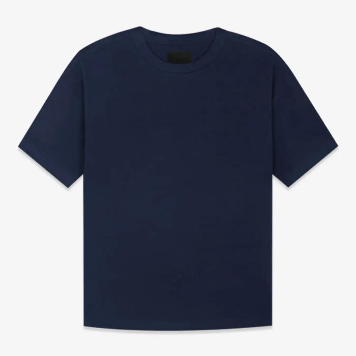 FOG FEAR OF GOD Season 7 Main Line 7 Words Loose Heavy T-shirt Navy blue