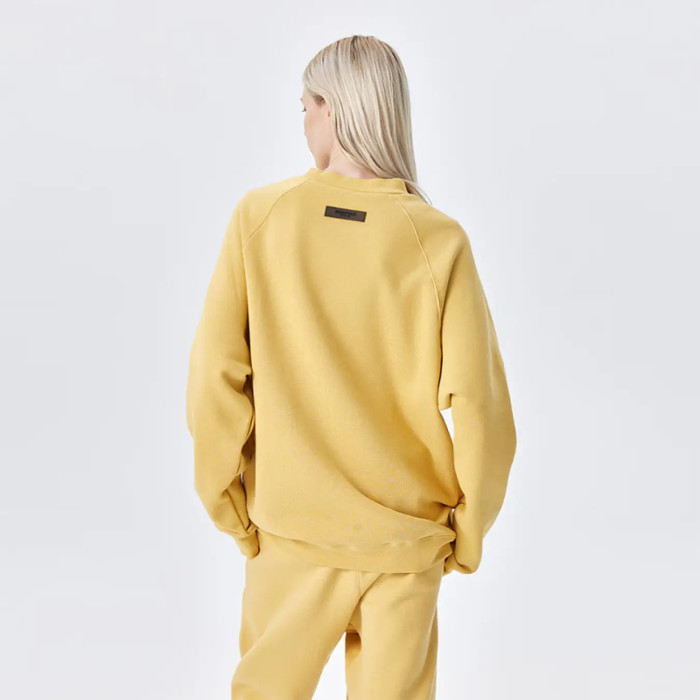 FOG FEAR OF GOD ESSENTIALS double line 23 letters simple round neck sweatshirt