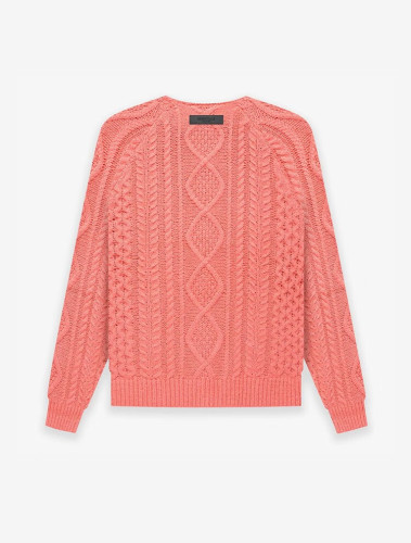 FOG FEAR OF GOD ESSENTIALS 22 Double-stitched vintage twist crew neck sweater