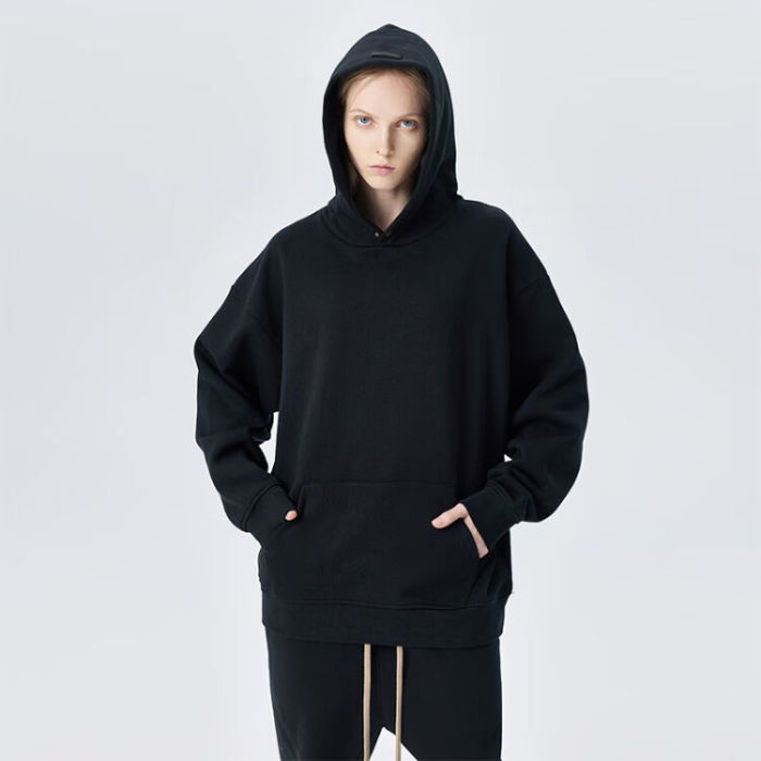 FOG FEAR OF GOD Season 8 Main Line Eternal Hoodie Loose Sweatshirt Black