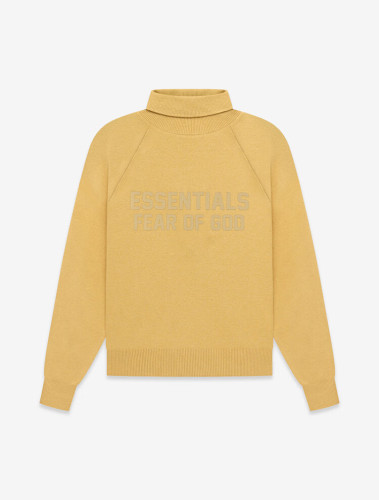 FEAR OF GOD ESSENTIALS 23 double stitch turtleneck sweater