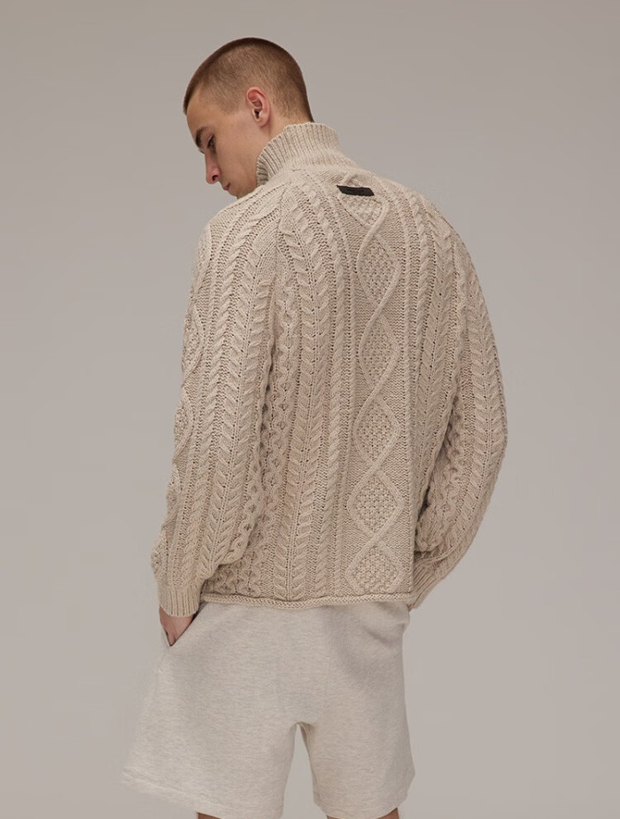 FEAR OF GOD ESSENTIALS 22 vintage twist turtleneck sweater