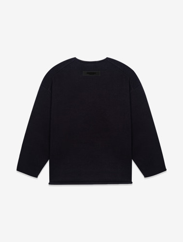 FOG FEAR OF GOD ESSENTIALS 22 1977 flocked crew neck sweater