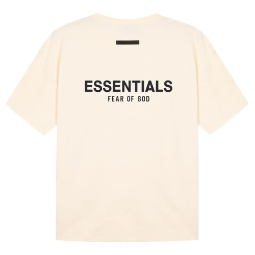 FOG Fear of God 21 Reproduced short -sleeved Essentials Summer casual T -shirt Beige