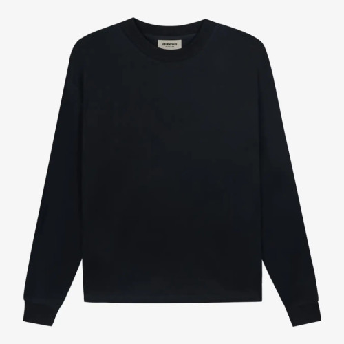 FOG FEAR OF GOD 21 ESSENTIALS Casual Retro Bottoming Shirt Multi-line Long Sleeve black