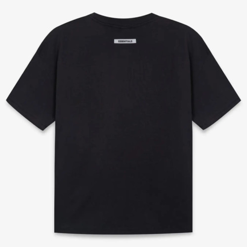 FOG Fear of God 20 Reproduced Short -sleeved Essentials Loose Round Neck T -shirt Black