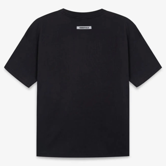 FOG Fear of God 20 Reproduced Short -sleeved Essentials Loose Round Neck T -shirt Black