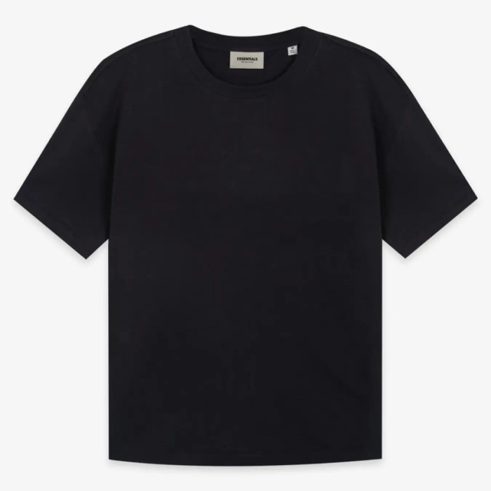 FOG Fear of God 21 Reproduced short -sleeved Essentials Summer casual T -shirt BLACK