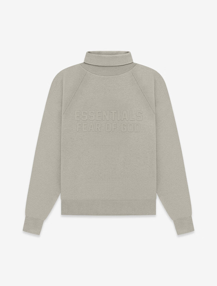 FEAR OF GOD ESSENTIALS 23 double stitch turtleneck sweater