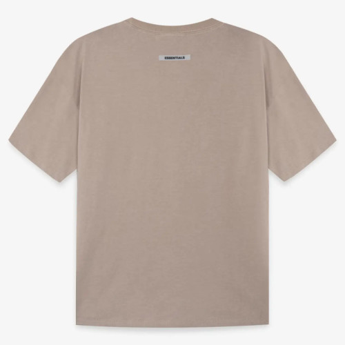 FOG Fear of God 20 Reproduced Short -sleeved Essentials Loose Round Neck T -shirt Khaki