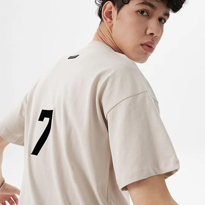 FOG FEAR OF GOD Season 7 main line 7-word loose casual T-shirt white